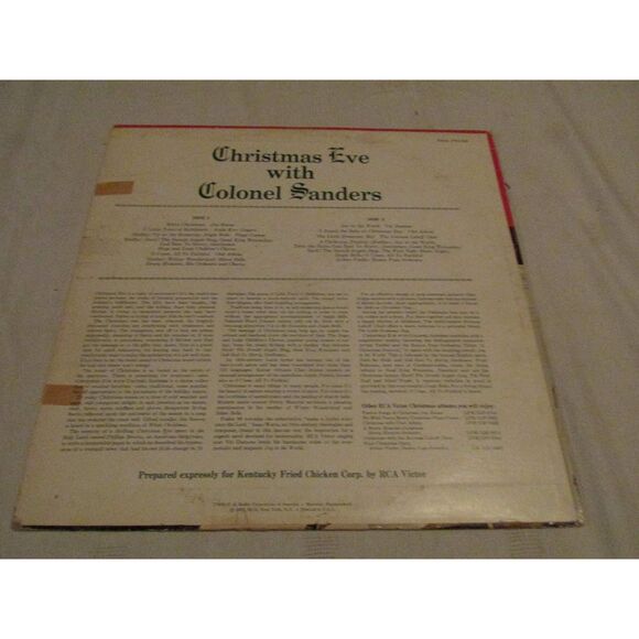 Colonel Sanders - Christmas Eve with LP Various Vinyl Record - Picture 2 of 2